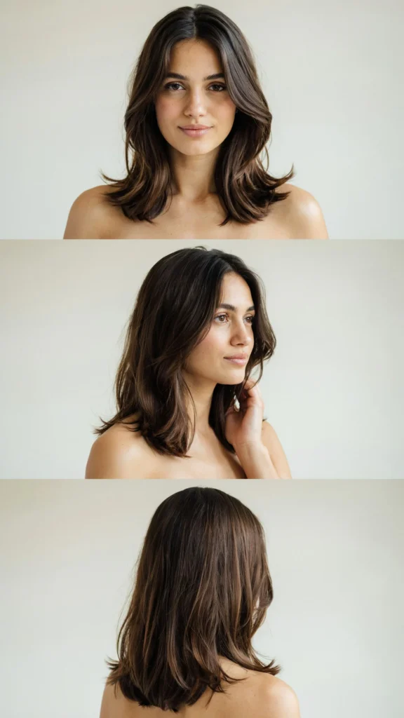 Soft Long Layers With Face Framing