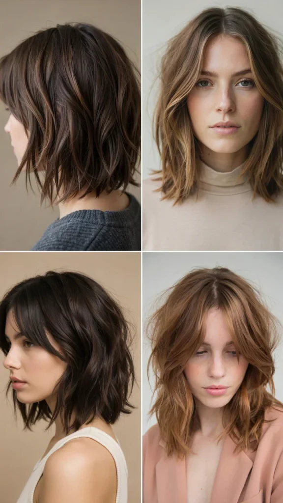  Short Shag for Thick Hair
