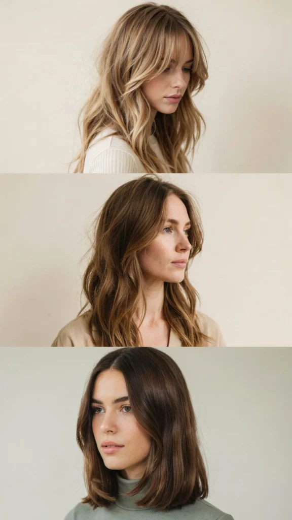 4. Long Feathered Layers Around the Face