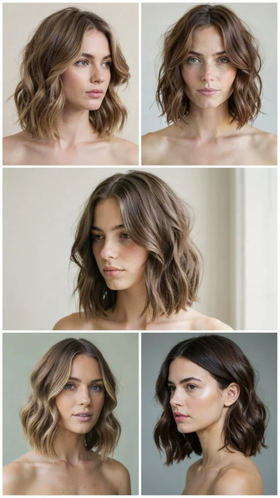 Short Wavy Bob With Face-Framing Layers