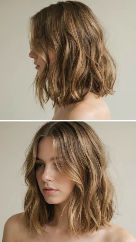  Textured Wavy Lob Layers
