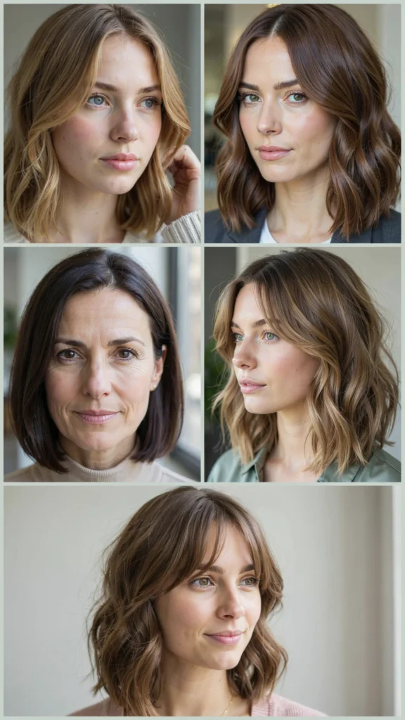 Chin-Length Bob With Long Bangs