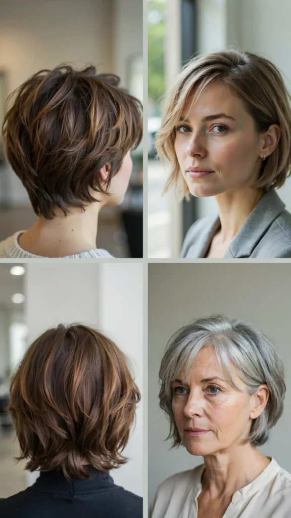  Short Shag Pixie Cut
