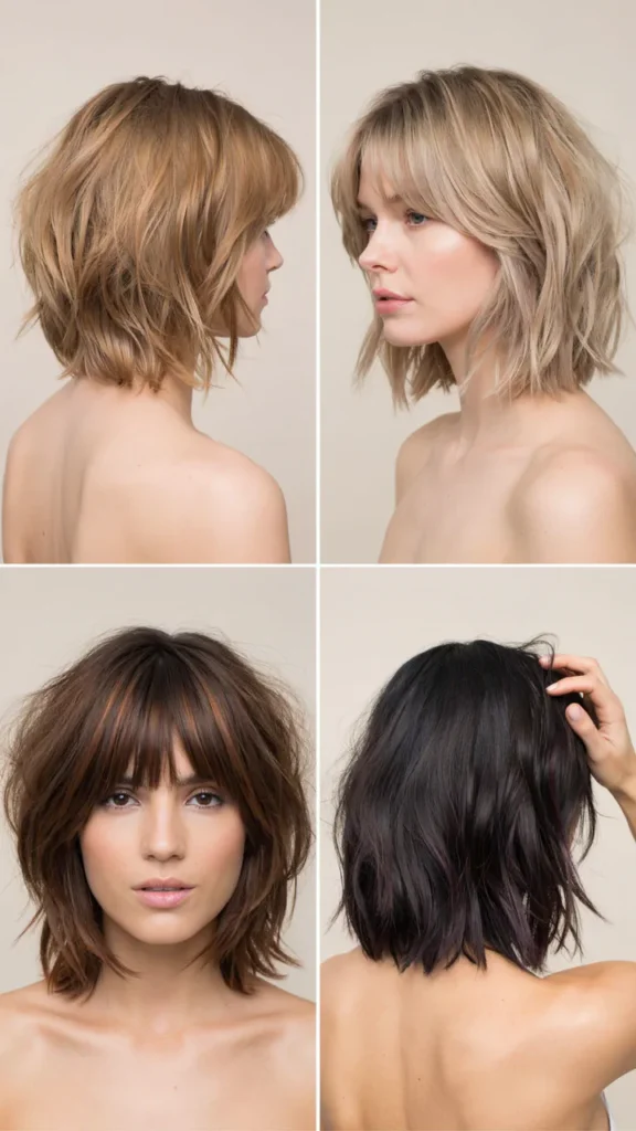 Short Shag With Crown Volume