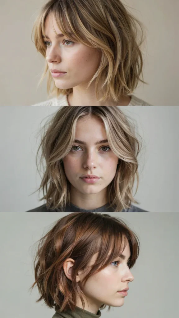 Short Shag With Highlights