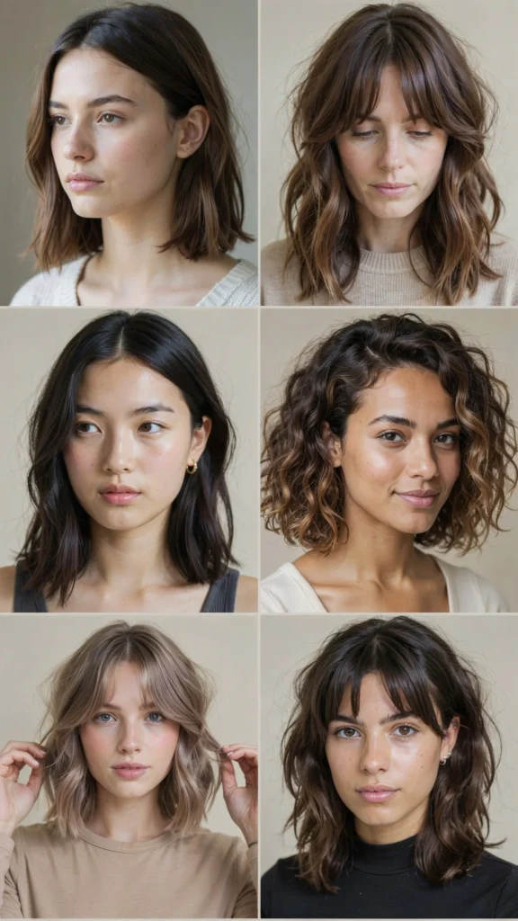 9. Best Choppy Medium Layer Choices by Hair Type