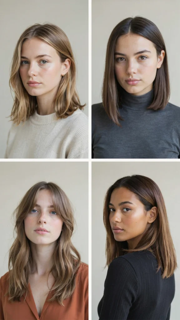 Angled Lob for Chubby Faces