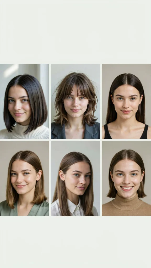 Quick Guide Table for Straight Alt Haircuts
