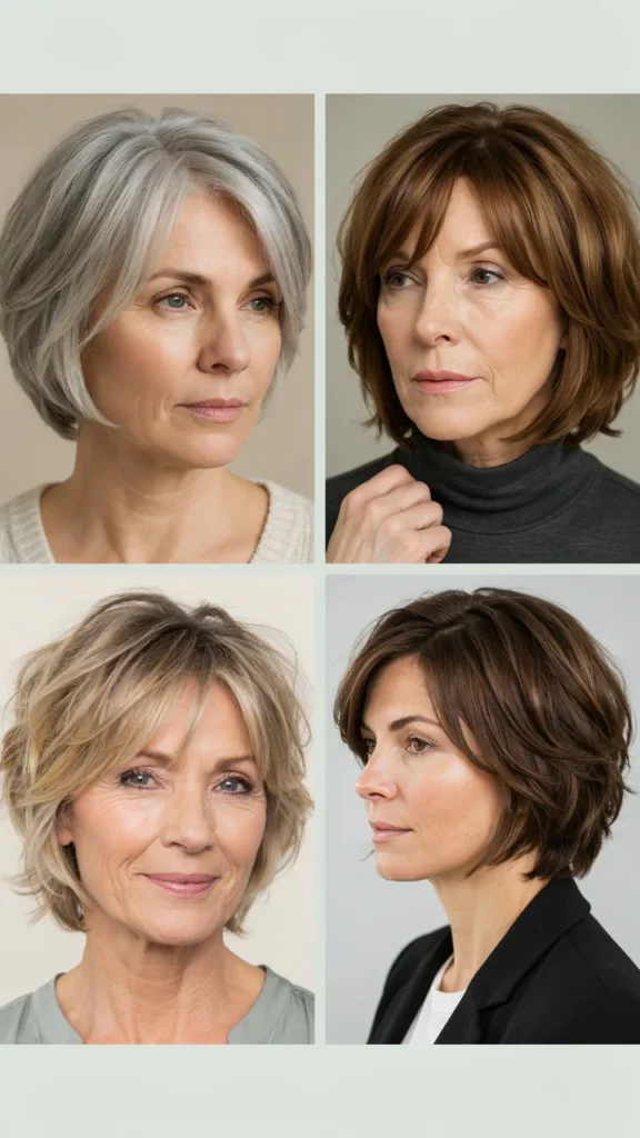 Short Shag for Women Over 50