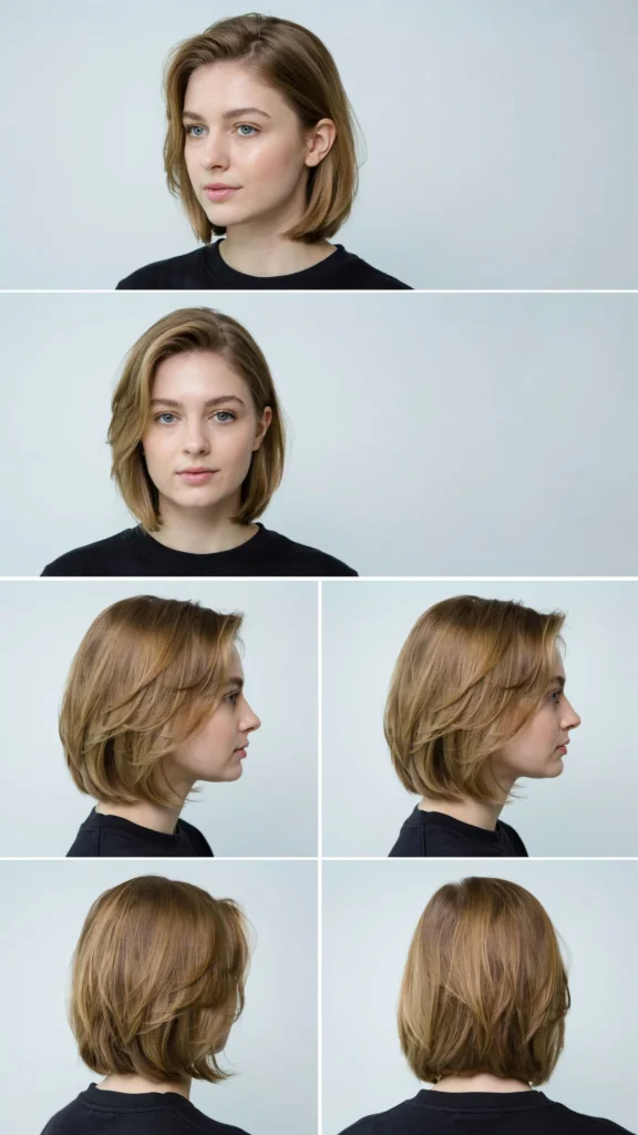 26. Short Angled Bob