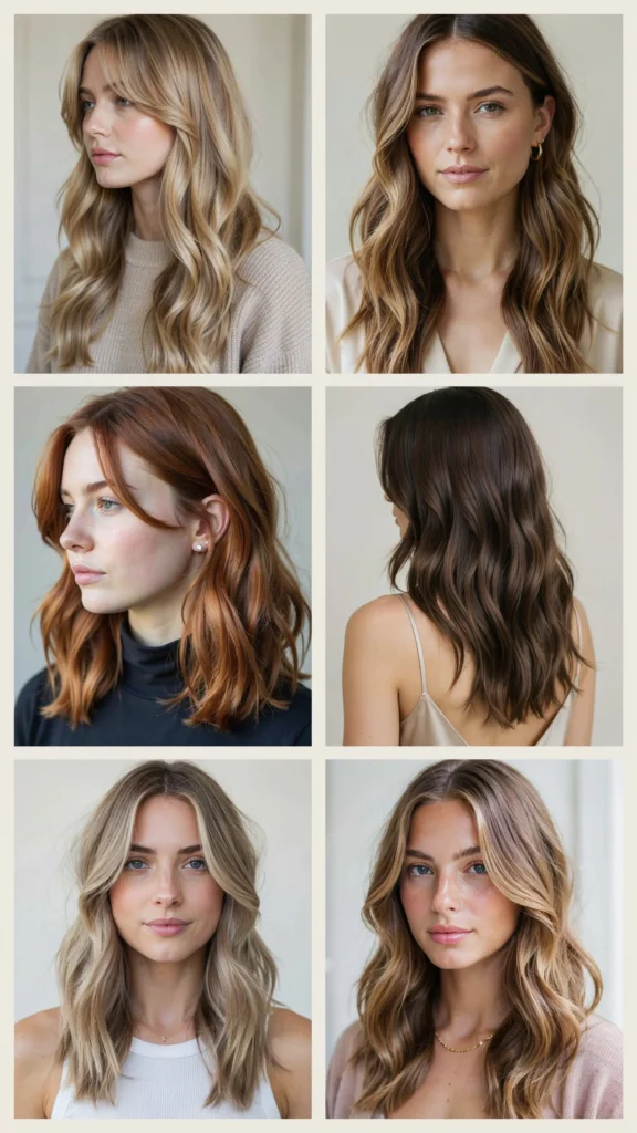 Long Wavy Layers With Soft Glam Face Frame