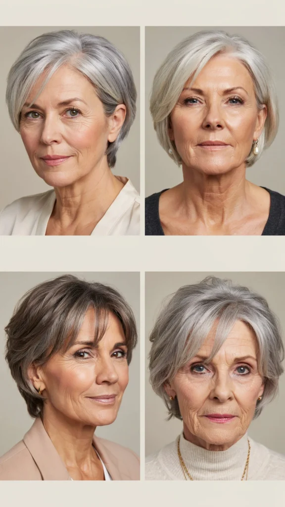 2. Tapered Pixie With Side Bangs