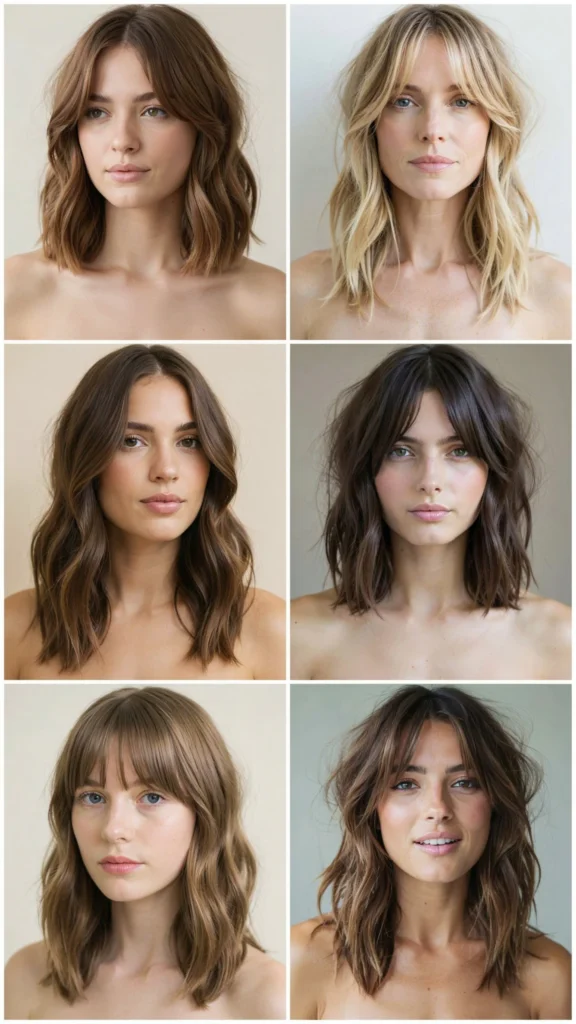 Best Bangs for Wavy Layered Hair