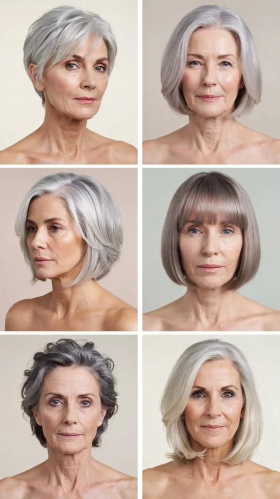 15. Best Short Gray Haircuts by Face Shape