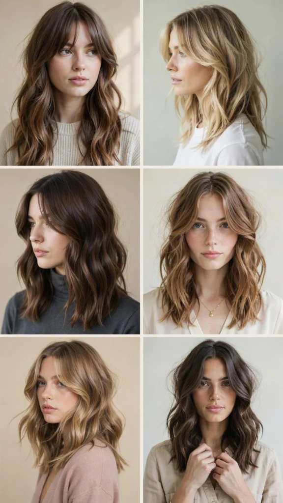Long Wavy Shag With Soft Face Pieces
