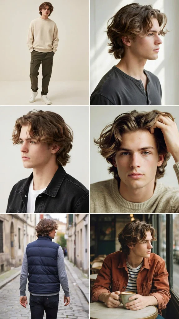 Messy Wavy Layered Hair