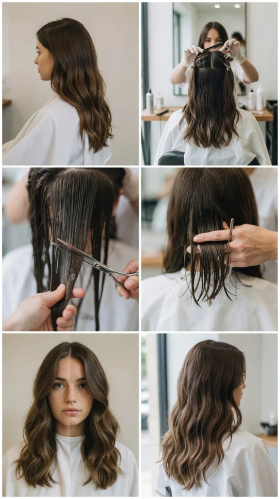 Wavy Layers for Thick Hair