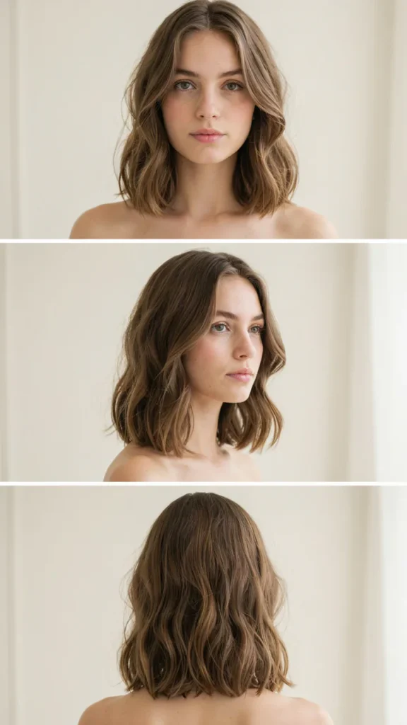 Soft Shoulder-Length Wavy Layers