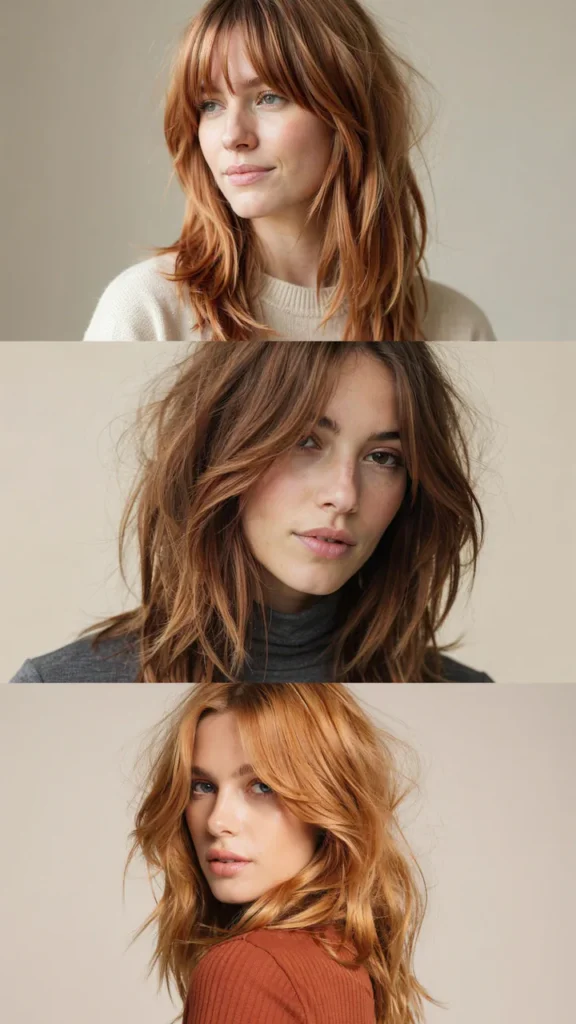 Long Shag With Copper Color