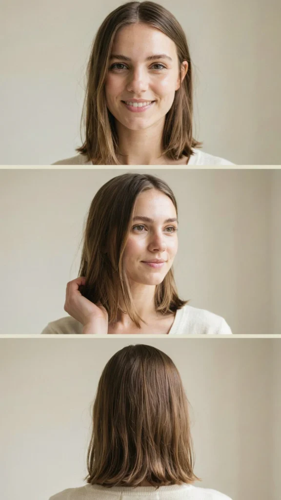 Straight Collarbone Cut with Thin Layers