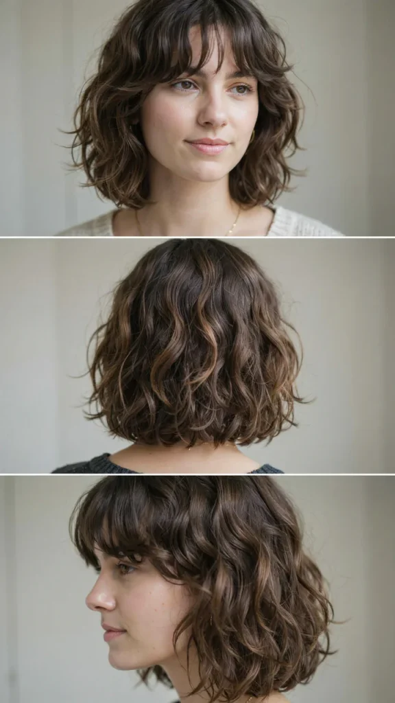  Curly Shag for Fine Hair