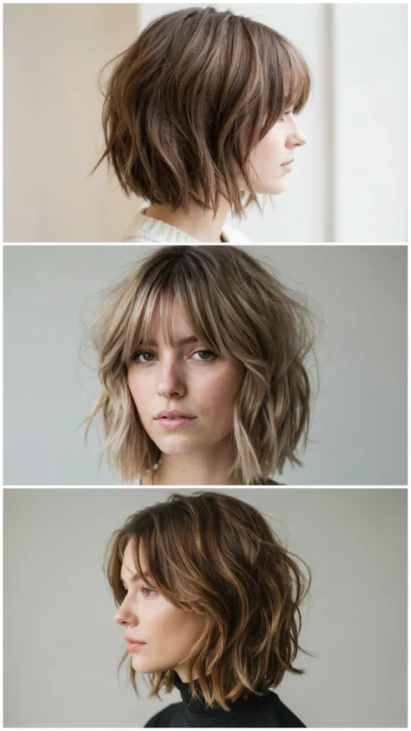 Short Shag With Choppy Layers