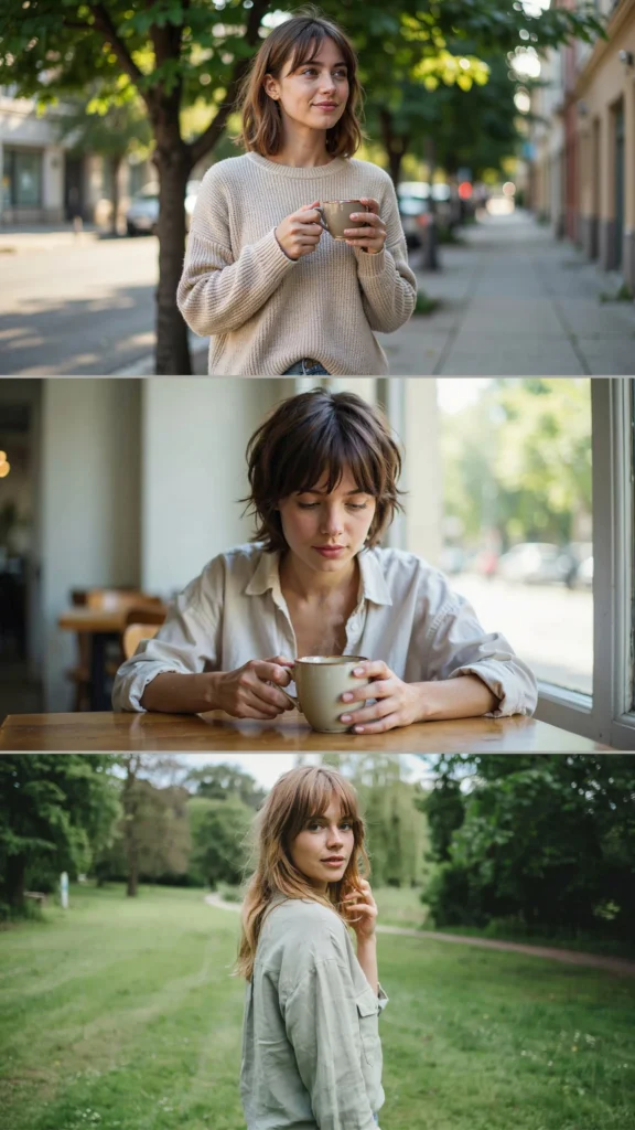 Short Hair With Curtain Bangs