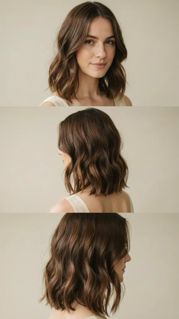 Medium Wavy Layers With Side Part