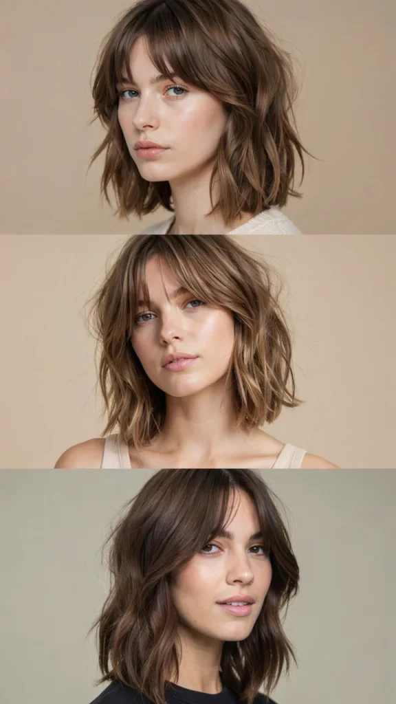 Medium Shag for Square Faces