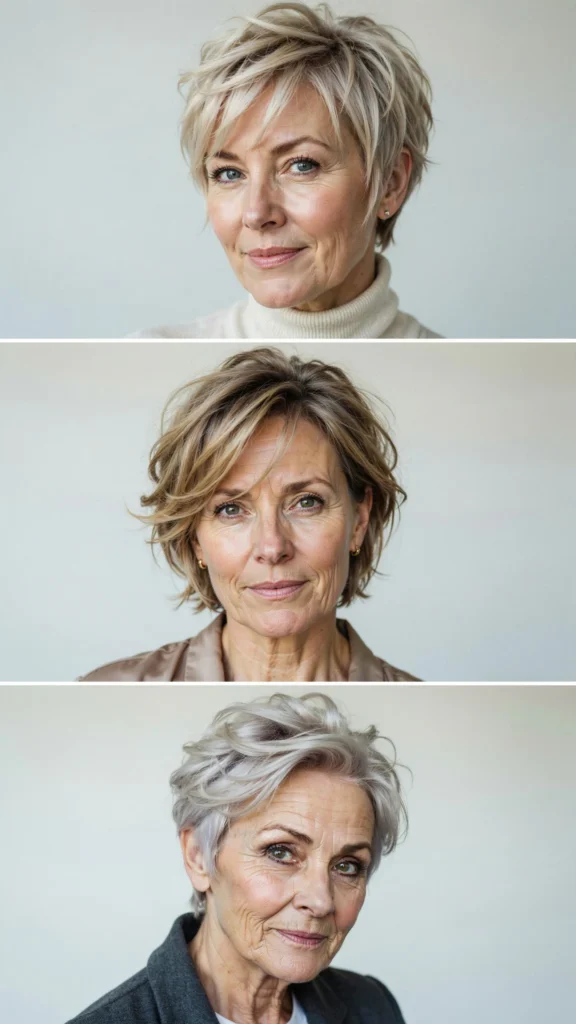 16. Blonde Pixie with Soft Highlights