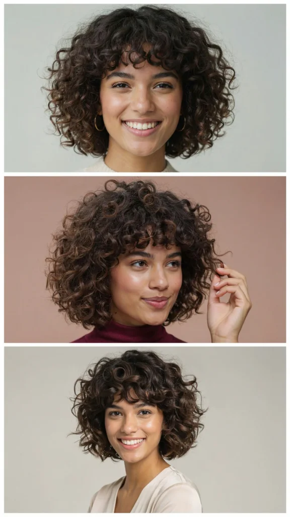 Curly Bowl Cut