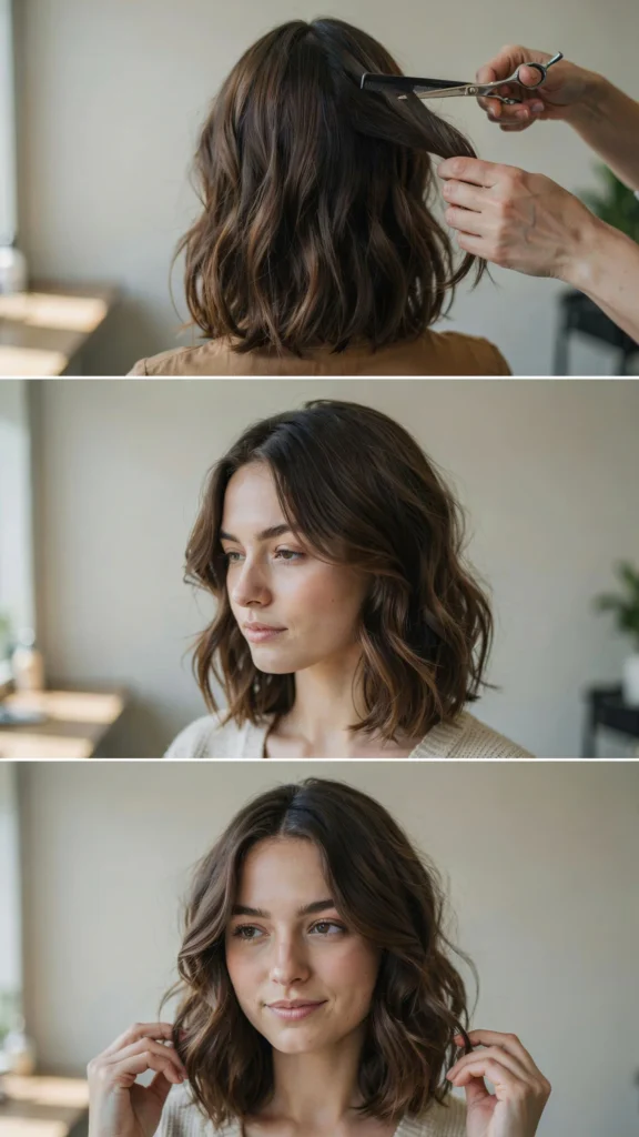 Wavy Layers for Round Faces