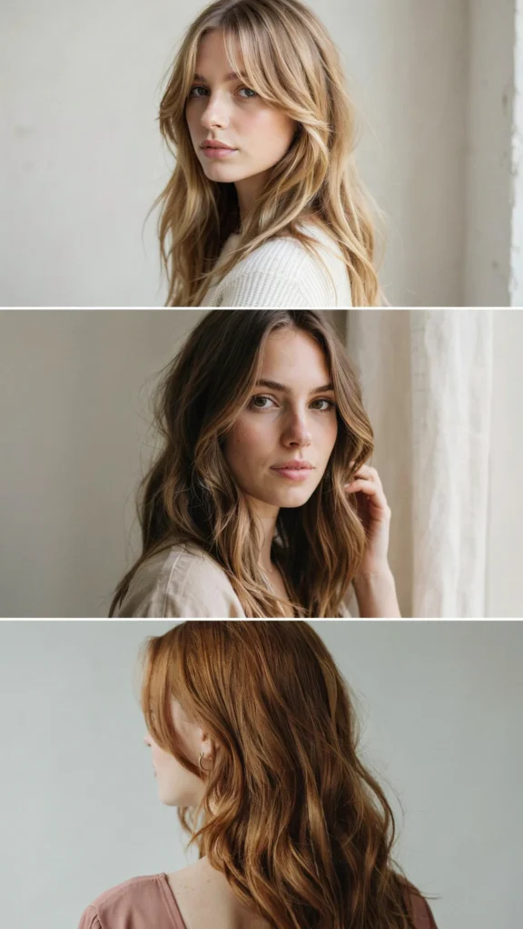 Long Wavy Layers With Wispy Front Pieces