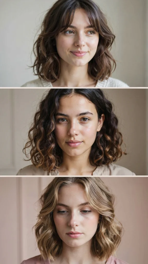 Medium Cut With Soft Curls
