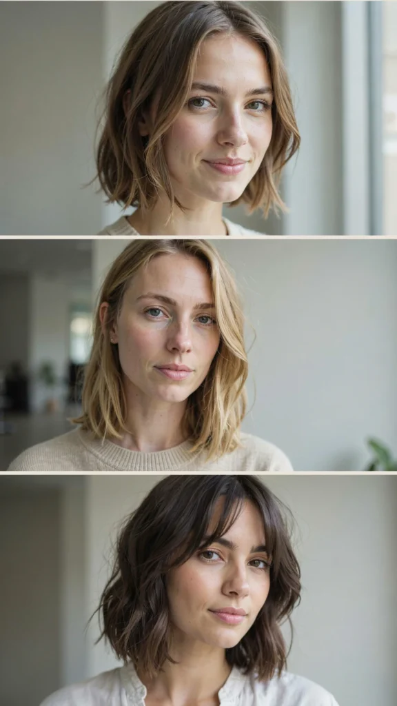  Short Bob With Wispy Ends
