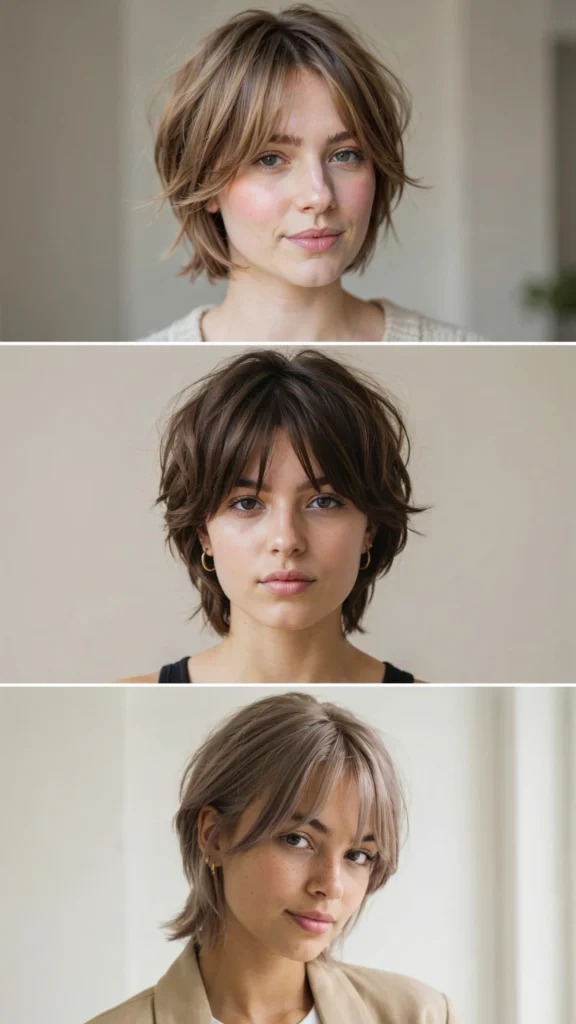  Layered Pixie With Long Bangs