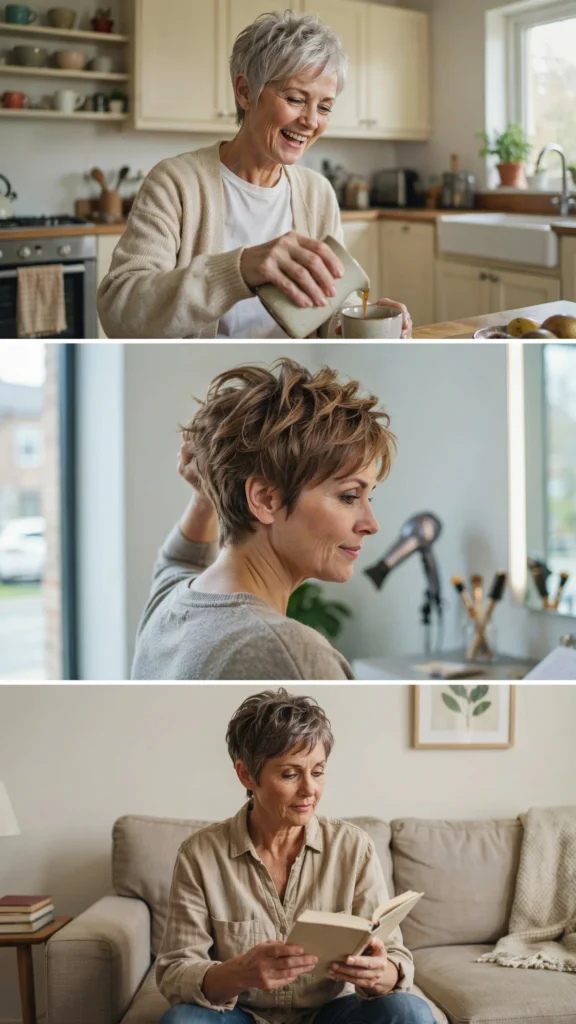 26. Low-Maintenance Pixie for Everyday Ease