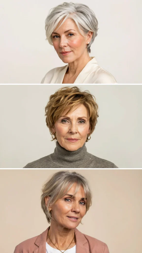 1. Soft Layered Pixie Cut