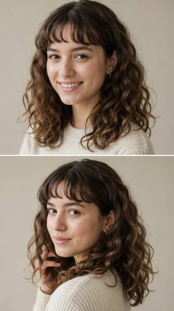 Curly Hime Cut