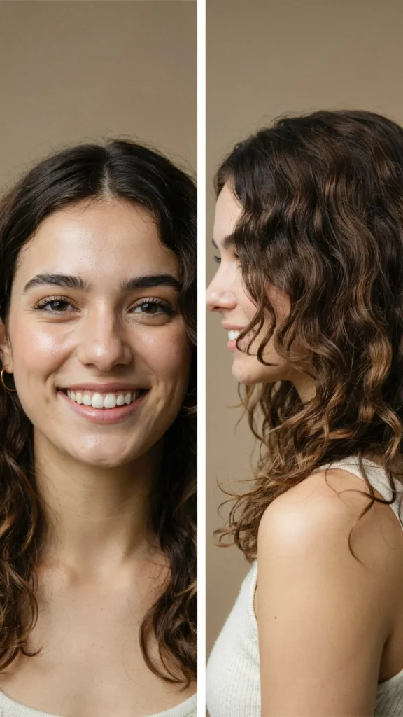 Curly Layered Lob