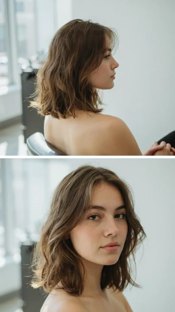 Soft Razored Wavy Layers