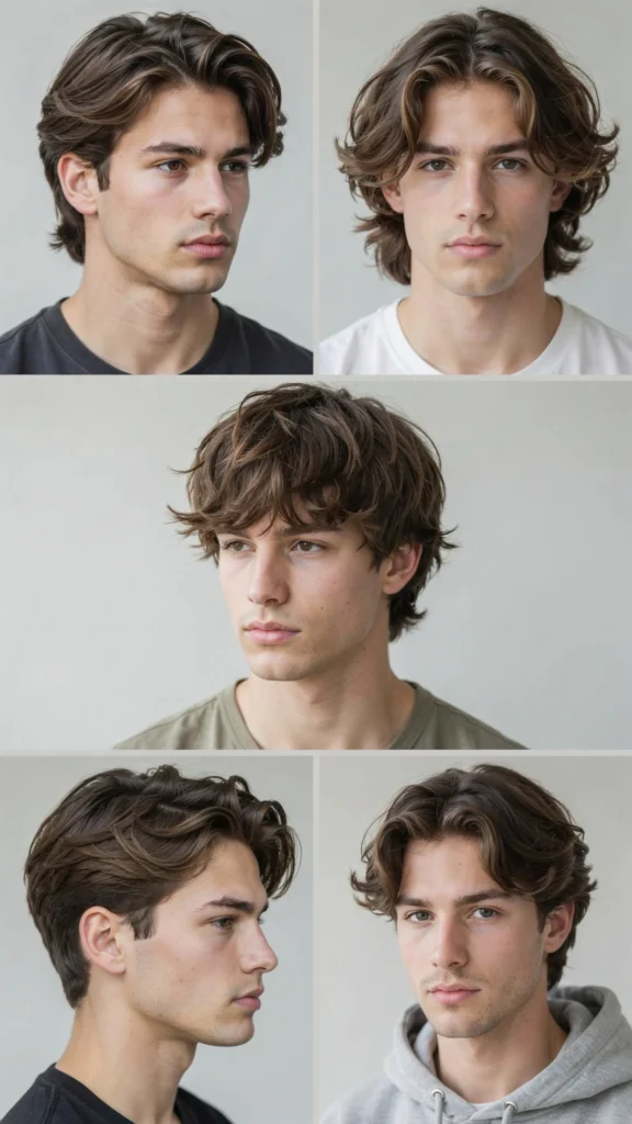 Wavy Layered Haircut for Oval Face