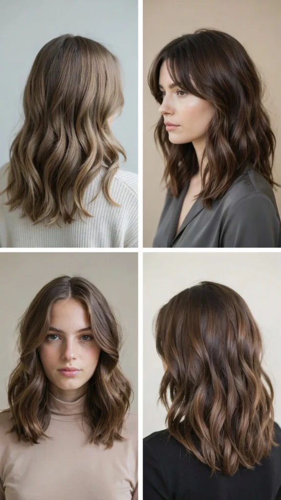 Medium Wavy Layers With Glossy Finish