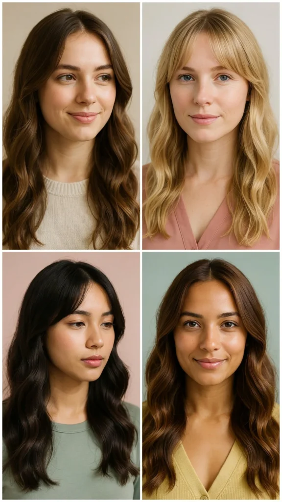 Long Hair With Side Bangs