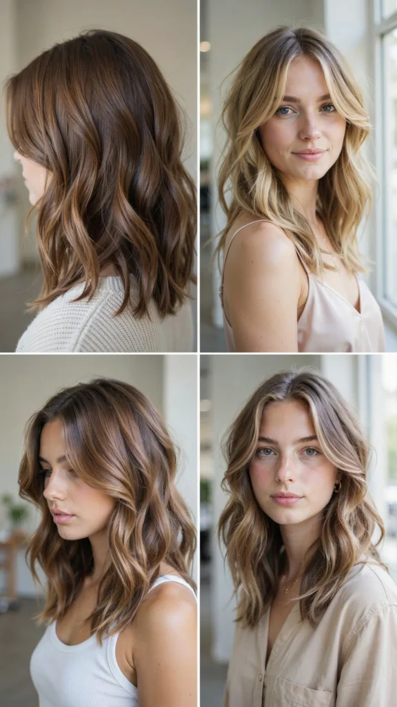 Shoulder-Length Wavy Layers