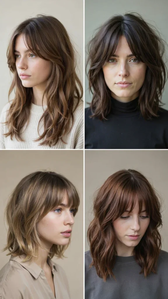  Shag Haircut With Bangs for Thick Hair