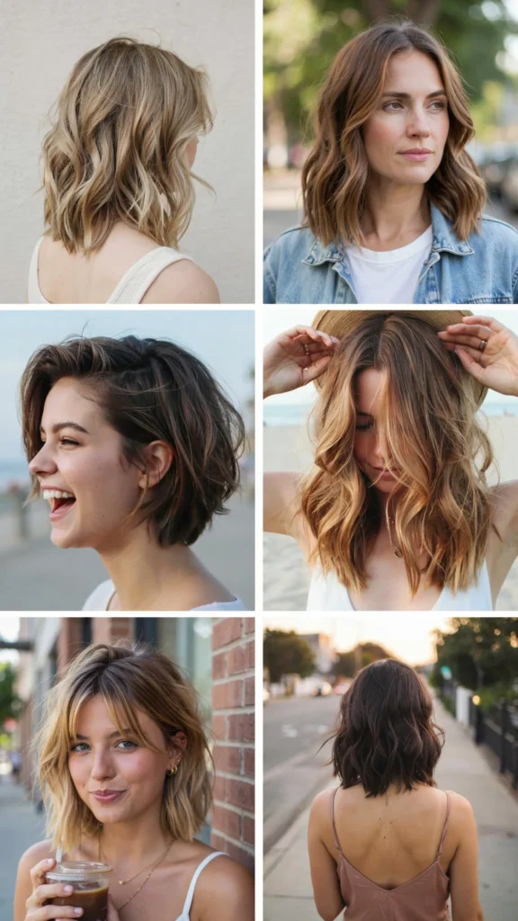 Short Beachy Wavy Layers