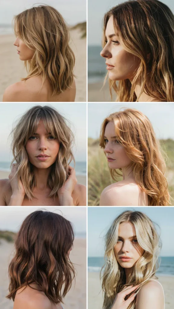 Beachy Shoulder-Length Layers