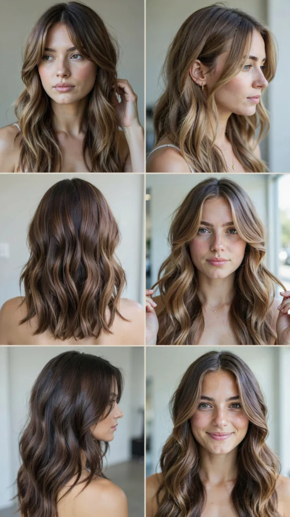  Long Wavy Hair With Balayage Layers