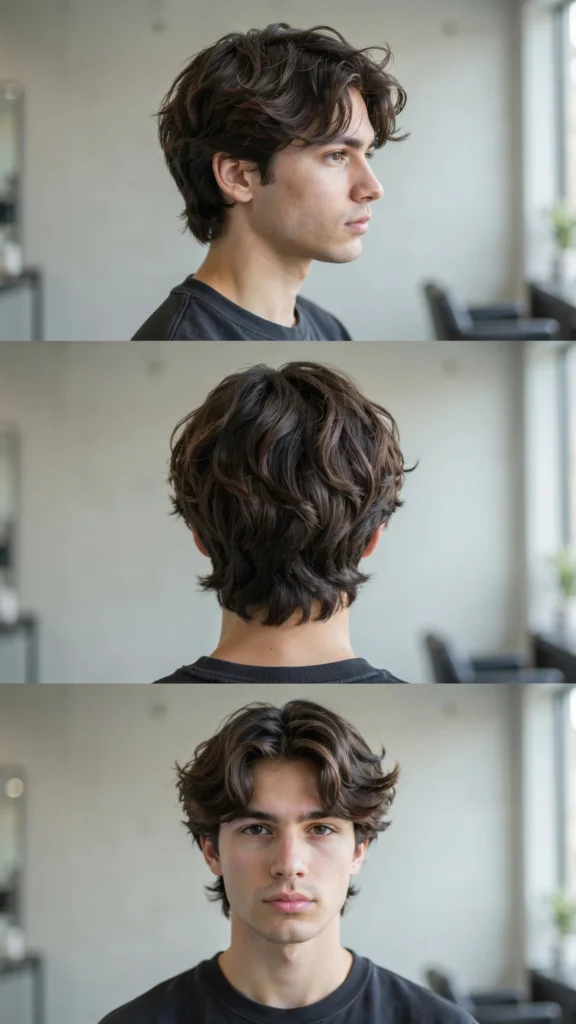 Wavy Layered Haircut for Thick Hair